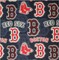 Licensed MLB Boston Red Sox Dot Print Cotton 60321B Fabric by the Yard